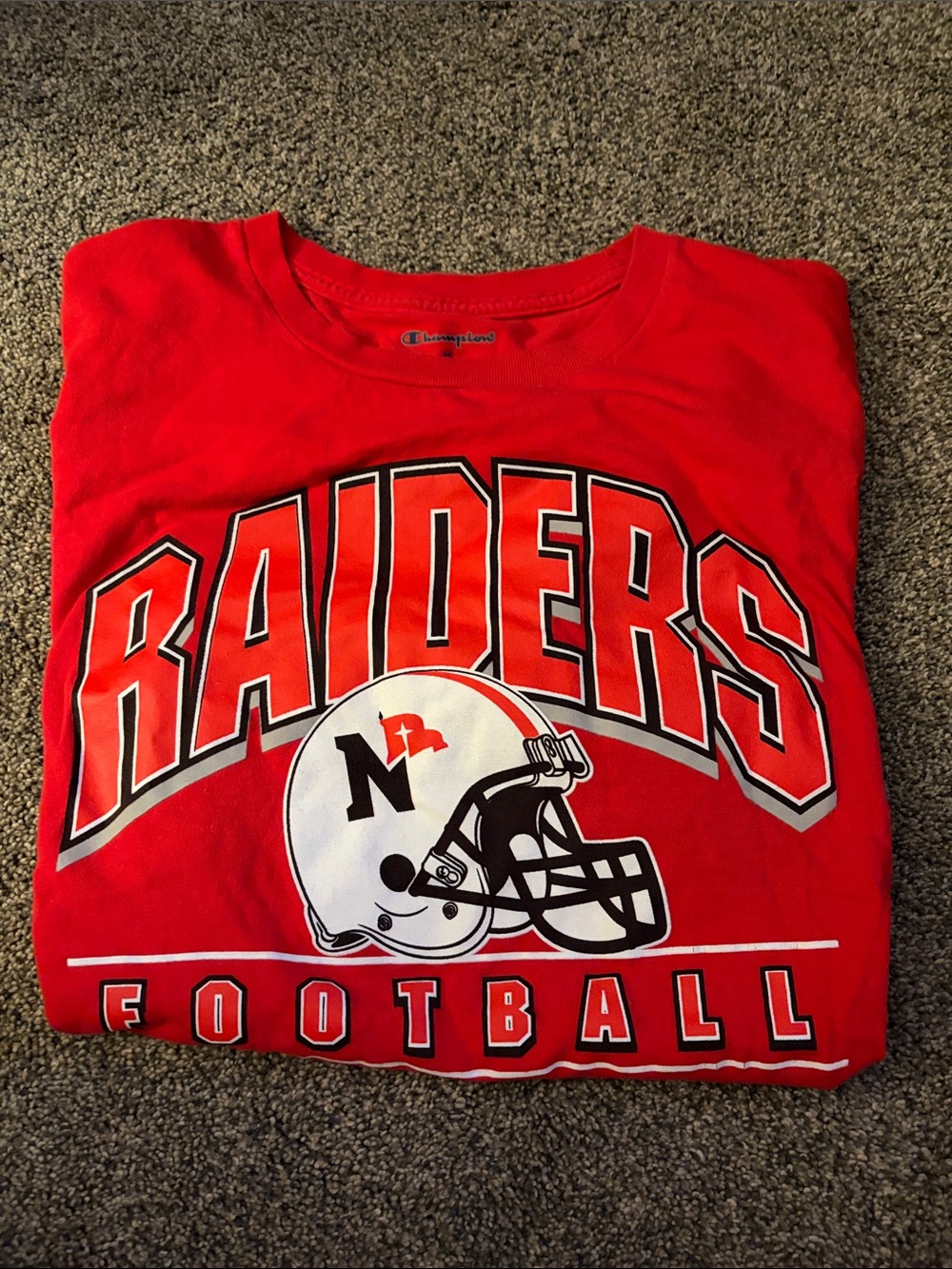 Champion Red Raiders Football Graphic Tee
